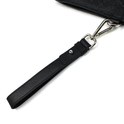 JIMMY CHOO ジミーチュウ デレク DEREK MINI クラッチバッグ ブラック ユニセックス【中古】