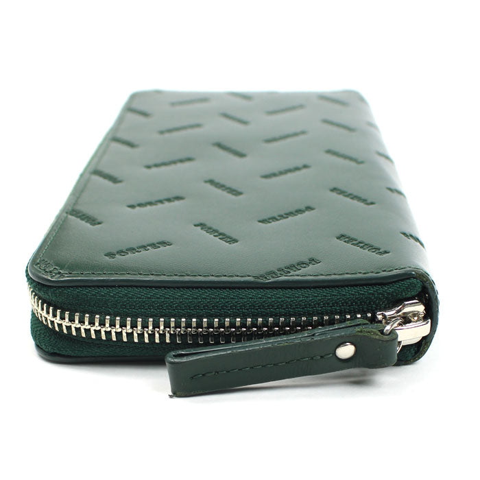 PORTER ポーター エンチェイス ロングウォレット 長財布 グリーン 007-02283 メンズ【中古】