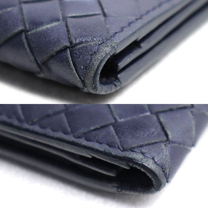 BOTTEGAVENETA ボッテガヴェネタ イントレチャート 長財布 ネイビー 120697 V4651 5009 メンズ【中古】