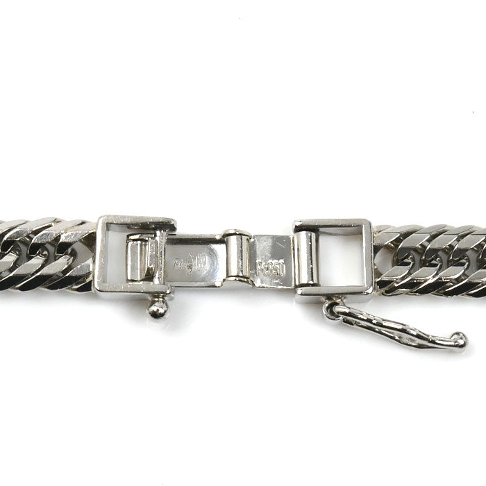 Pt850プラチナ ネックレス 喜平12面トリプルカット 49.7g 52cm メンズ【中古】