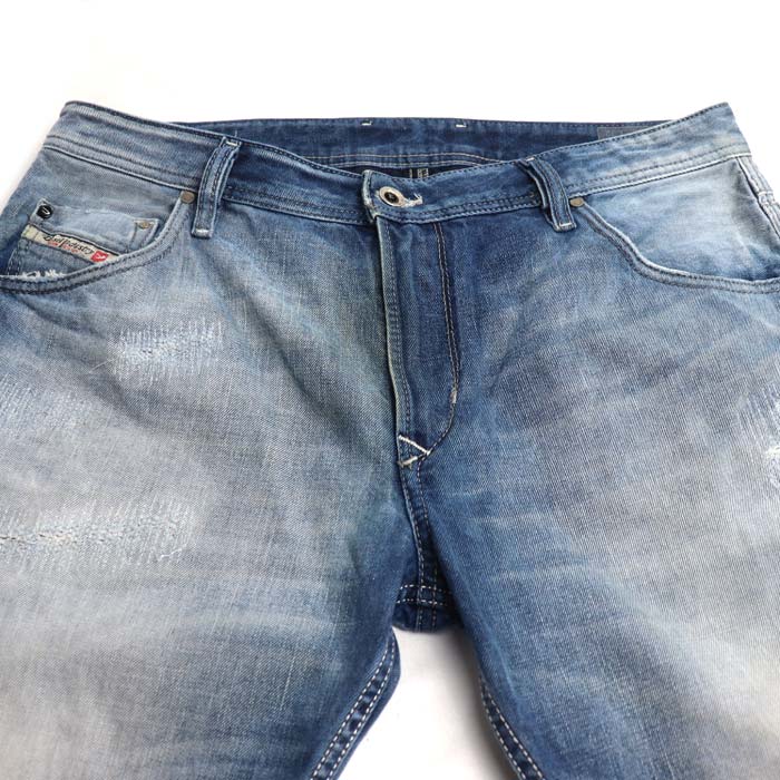DIESEL ディーゼル KRAYVER デニムパンツ ブルー メンズ【中古】