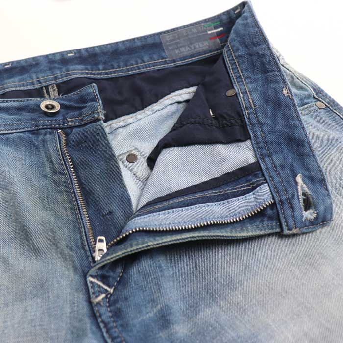 DIESEL ディーゼル KRAYVER デニムパンツ ブルー メンズ【中古】