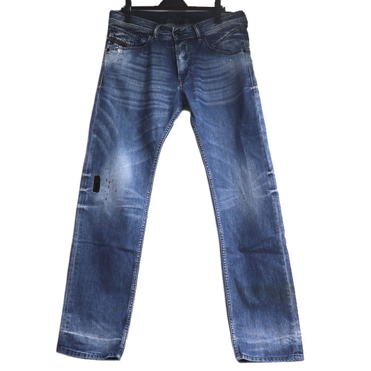 DIESEL ディーゼル BELTHER デニムパンツ ブルー メンズ【中古】