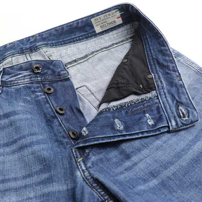 DIESEL ディーゼル BELTHER デニムパンツ ブルー メンズ【中古】
