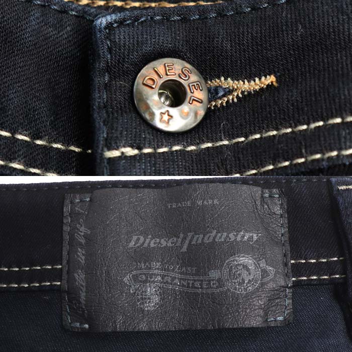 DIESEL ディーゼル KROSHORT ショートパンツ ネイビー メンズ【中古】