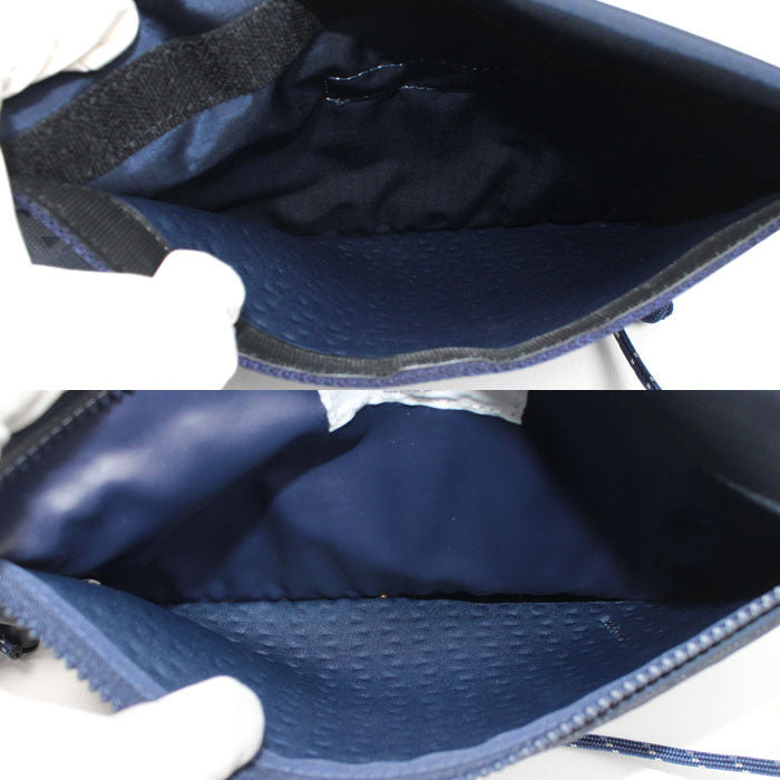 PORTER ポーター ヘキサリア サコッシュ ショルダーバッグ ネイビー 682-17954 メンズ【中古】【美品】