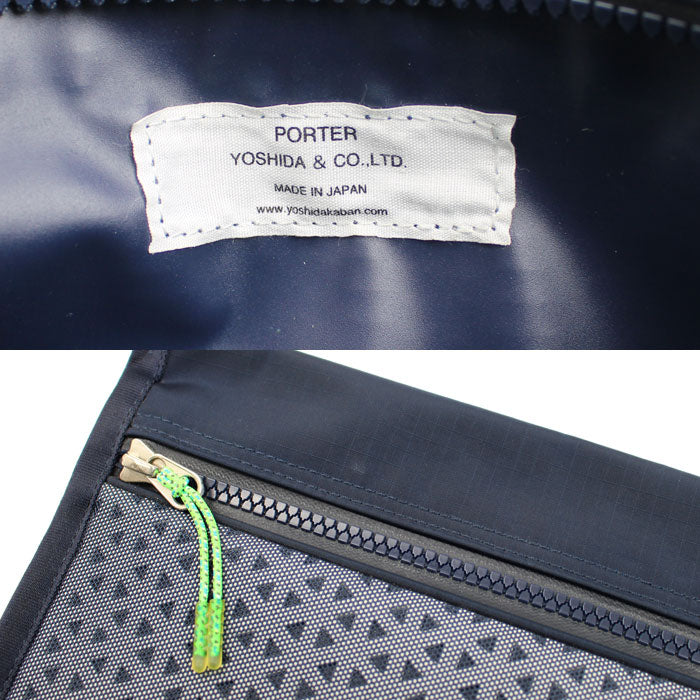 PORTER ポーター ヘキサリア サコッシュ ショルダーバッグ ネイビー 682-17954 メンズ【中古】【美品】