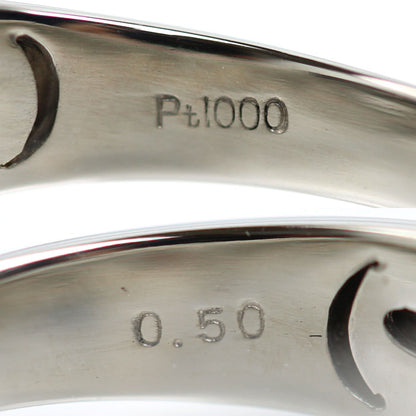 Pt1000プラチナ リング・指輪 ダイヤモンド0.50ct 13号 8.9g レディース【中古】【美品】
