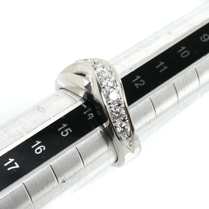 Pt1000プラチナ リング・指輪 ダイヤモンド0.50ct 13号 8.9g レディース【中古】【美品】