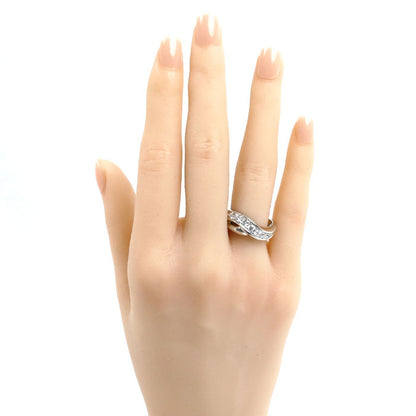 Pt1000プラチナ リング・指輪 ダイヤモンド0.50ct 13号 8.9g レディース【中古】【美品】