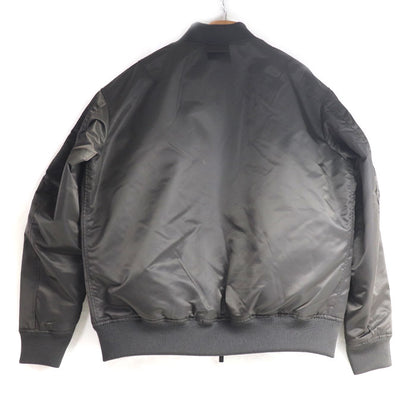 UNIQLO x Jil Sander +J オーバーサイズ MA1 ナイロンジャケット カーキ L メンズ【中古】【美品】