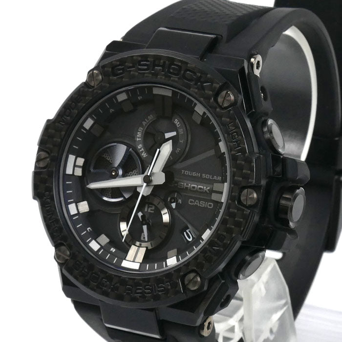 CASIO カシオ G-SHOCK 腕時計 ソーラー GST-B100XB カーボンベゼル メンズ【中古】