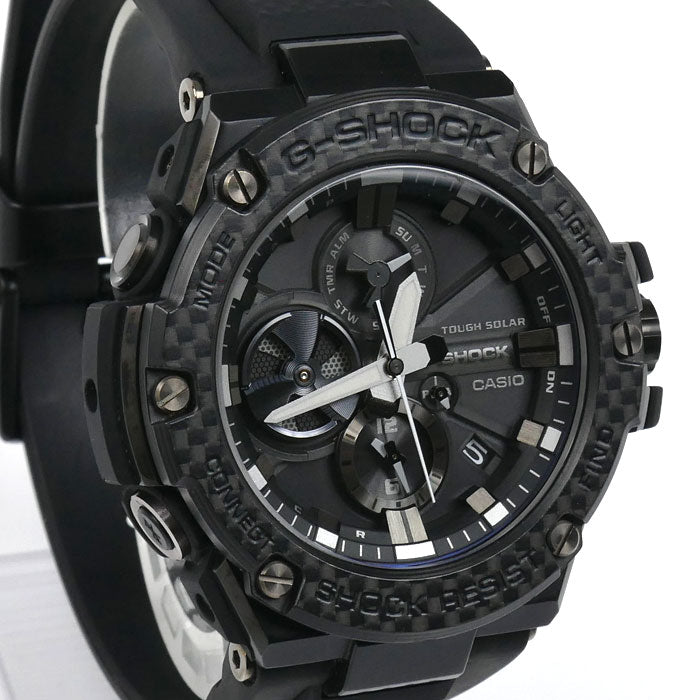 CASIO カシオ G-SHOCK 腕時計 ソーラー GST-B100XB カーボンベゼル メンズ【中古】