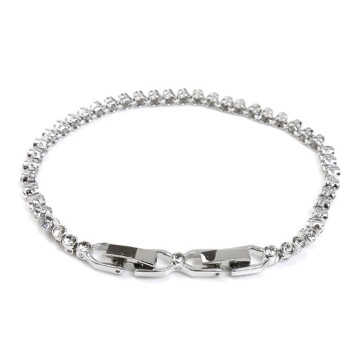 SWAROVSKI スワロフスキー GP クリスタル Imber Emily Tennis ブレスレット 1808960 レディース【中古】