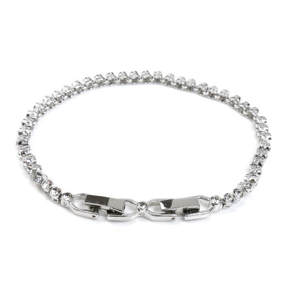 SWAROVSKI スワロフスキー GP クリスタル Imber Emily Tennis ブレスレット 1808960 レディース【中古】