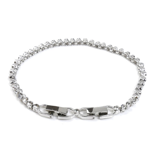 SWAROVSKI スワロフスキー GP クリスタル Imber Emily Tennis ブレスレット 1808960 レディース【中古】