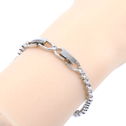 SWAROVSKI スワロフスキー GP クリスタル Imber Emily Tennis ブレスレット 1808960 レディース【中古】