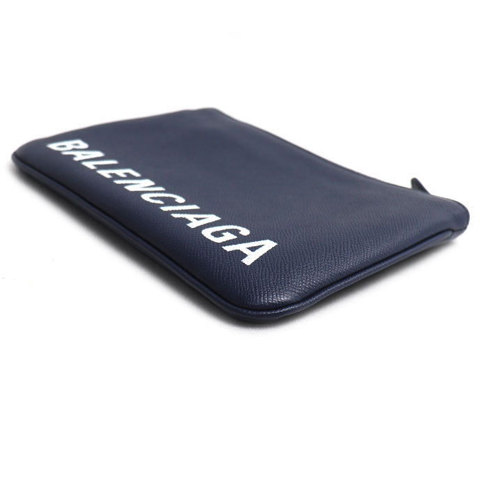 BALENCIAGA バレンシアガ ヴィル クラッチバッグ ネイビー 545773 ユニセックス【中古】【美品】