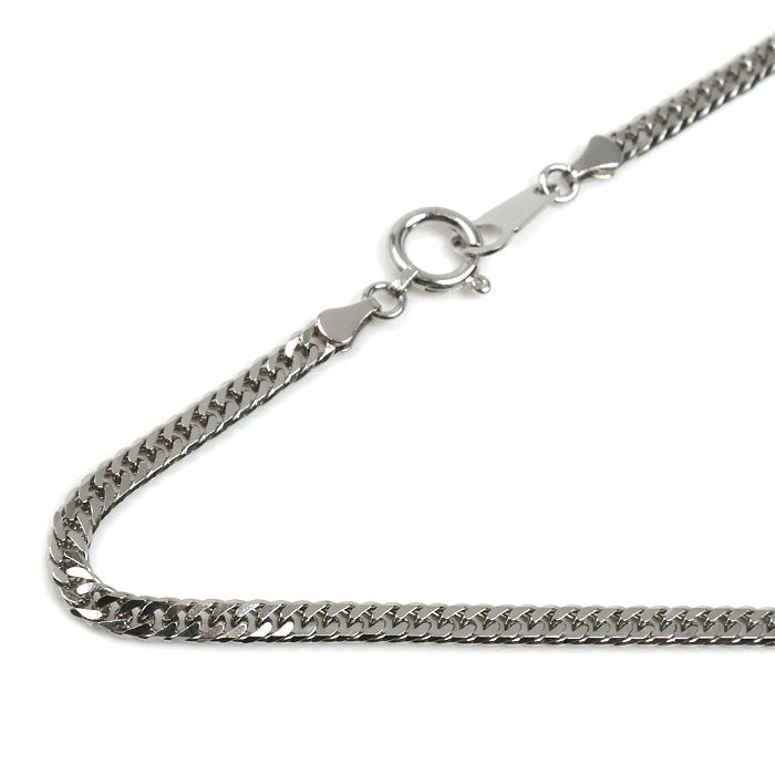 Pt850プラチナ ネックレス 喜平6面Wカット 10.3g 50cm ユニセックス【中古】