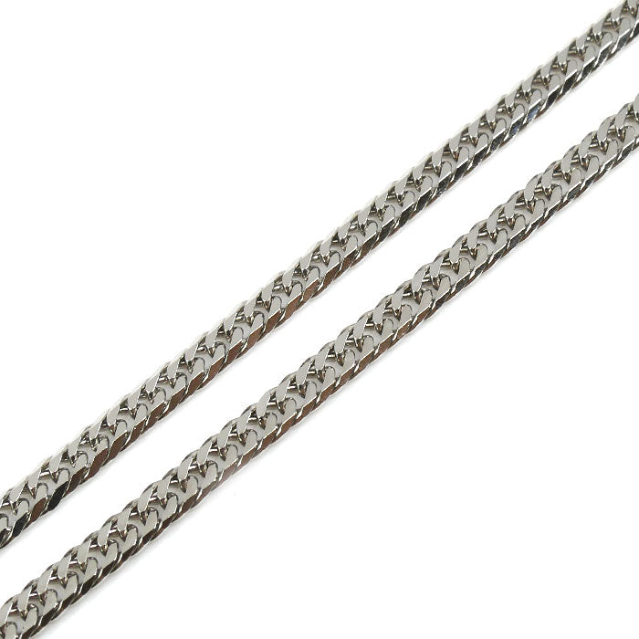 Pt850プラチナ ネックレス 喜平6面Wカット 10.3g 50cm ユニセックス【中古】