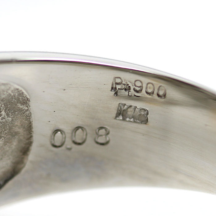 Pt900/K18YG リング・指輪 ダイヤモンド0.08ct 20.5号 15.0g メンズ【中古】【美品】
