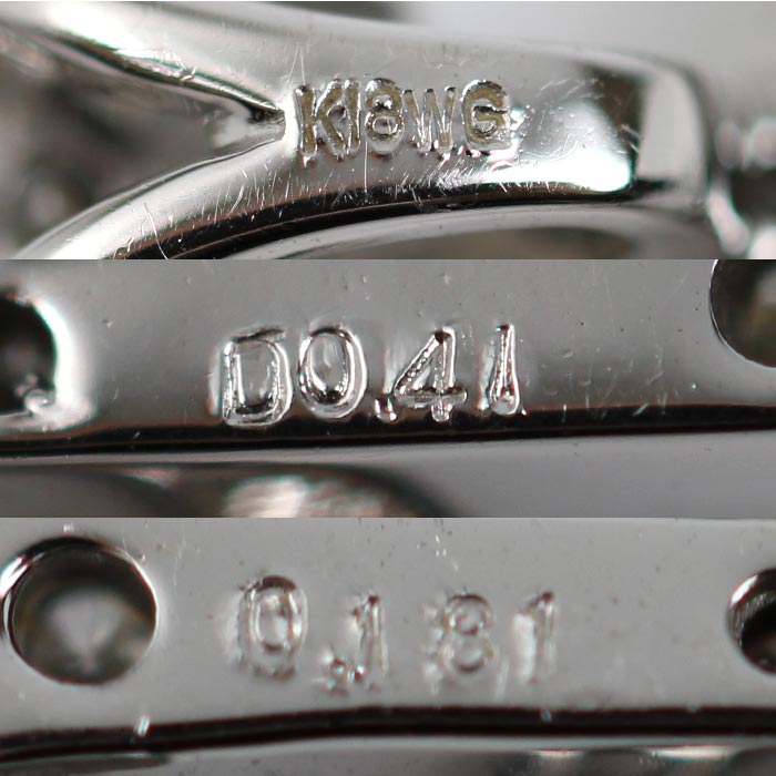 K18WG ホワイトゴールド ペンダントトップ ルビー0.181ct ダイヤモンド0.41ct 3.2g レディース【中古】