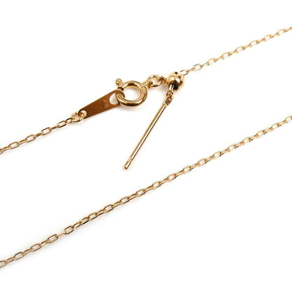 K18PG ピンクゴールド ネックレス 小豆 1.4g ～40cm レディース【中古】