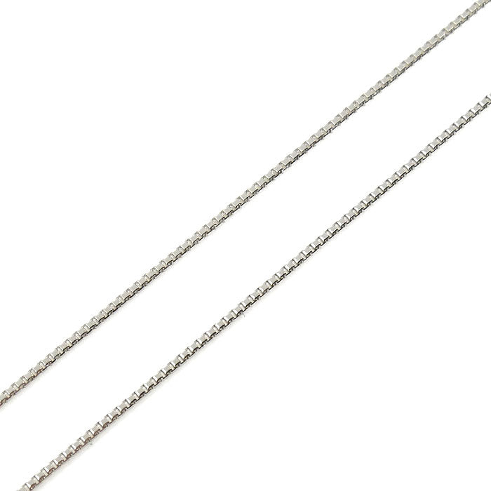 Pt850プラチナ ネックレス ダイヤモンド0.50ct 3.6g ～45cm フリーチェーン レディース【中古】