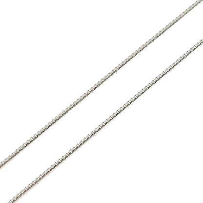 Pt850プラチナ ネックレス ダイヤモンド0.50ct 3.6g ～45cm フリーチェーン レディース【中古】