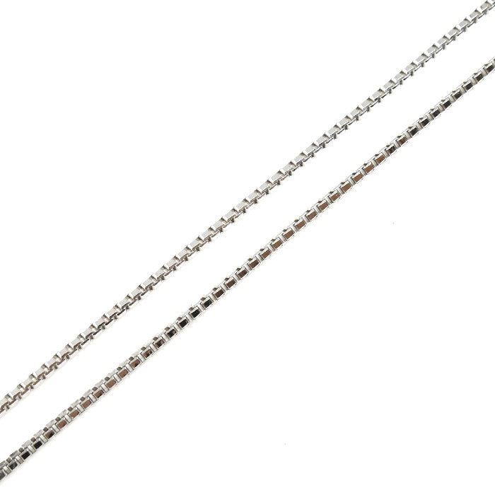 Pt900/850 ネックレス ルビー0.36ct ダイヤモンド0.23ct 8.5g 40cm 2WAY レディース【中古】