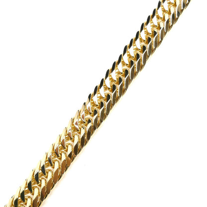 K18YG イエローゴールド ブレスレット 喜平8面トリプルカット 50.2g 20cm メンズ【中古】
