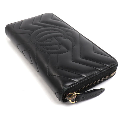GUCCI グッチ GGマーモント 長財布 ブラック 443123 DTD1T 1000 レディース【中古】
