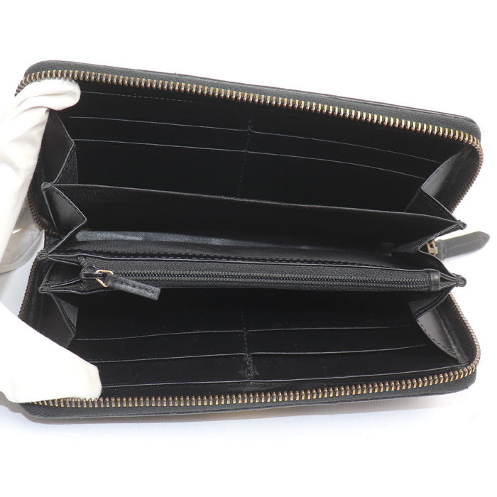 GUCCI グッチ GGマーモント 長財布 ブラック 443123 DTD1T 1000 レディース【中古】