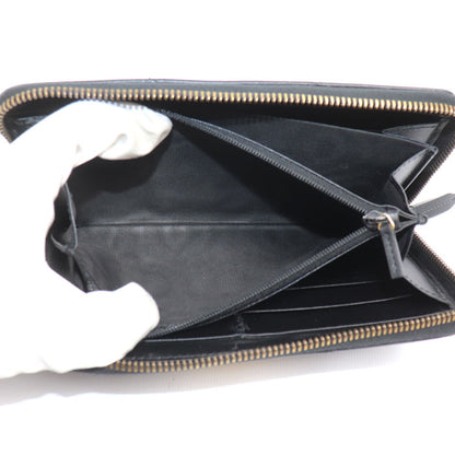 GUCCI グッチ GGマーモント 長財布 ブラック 443123 DTD1T 1000 レディース【中古】