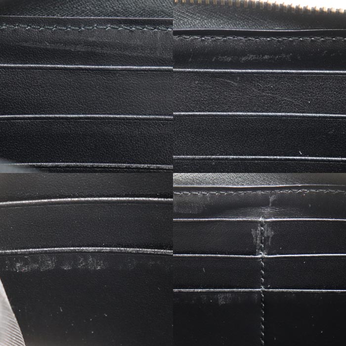 GUCCI グッチ GGマーモント 長財布 ブラック 443123 DTD1T 1000 レディース【中古】