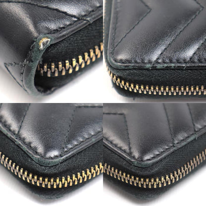 GUCCI グッチ GGマーモント 長財布 ブラック 443123 DTD1T 1000 レディース【中古】