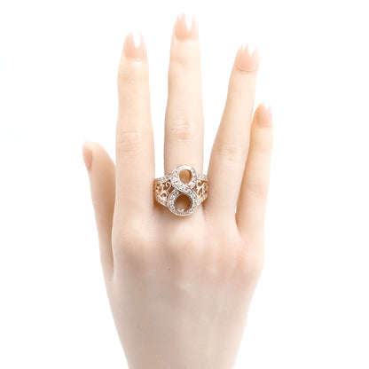 ゆきざき K18PG ピンクゴールド NOMBRE No.8 L リング・指輪 Y.NOMBRE.1.22.8.L ダイヤモンド1.00ct 22号 12.7g メンズ【中古】