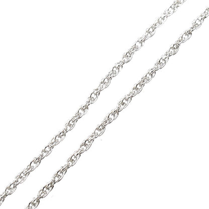 Pt900プラチナ Pt850プラチナ ネックレス ロードライトガーネット2.22ct ダイヤモンド0.15ct 8.1g 40cm レディース【中古】【美品】