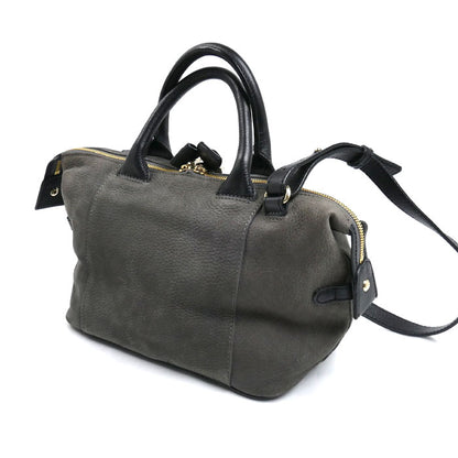 SEE BY CHLOE シーバイクロエ KAY 2Wayショルダーバッグ グレー/ブラック レディース【中古】
