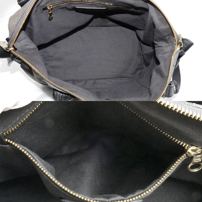SEE BY CHLOE シーバイクロエ KAY 2Wayショルダーバッグ グレー/ブラック レディース【中古】
