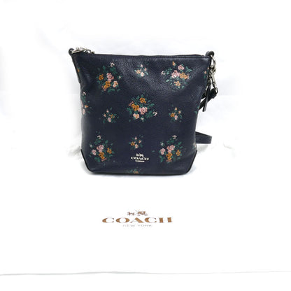 COACH コーチ ミニ アビー ダッフル ショルダーバッグ ネイビー 91022 レディース【中古】