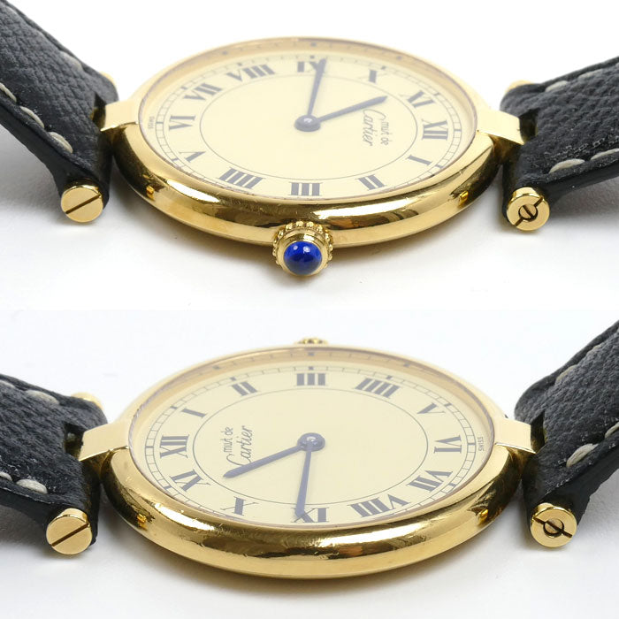 CARTIER カルティエ マスト ヴァンドーム LM 腕時計 電池式 W1001853 動作品 ユニセックス【中古】