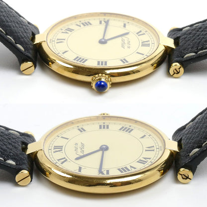 CARTIER カルティエ マスト ヴァンドーム LM 腕時計 電池式 W1001853 動作品 ユニセックス【中古】