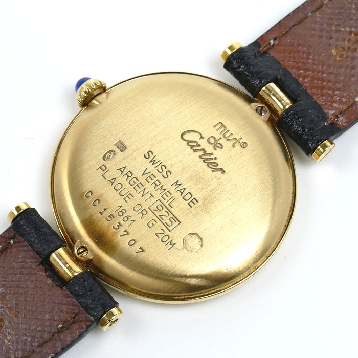 CARTIER カルティエ マスト ヴァンドーム LM 腕時計 電池式 W1001853 動作品 ユニセックス【中古】