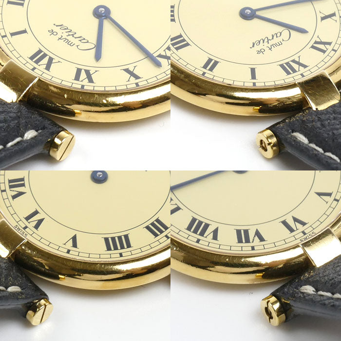 CARTIER カルティエ マスト ヴァンドーム LM 腕時計 電池式 W1001853 動作品 ユニセックス【中古】