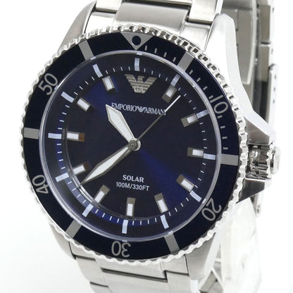 Emporio Armani エンポリオ・アルマーニ WorldExplorer 腕時計 ソーラー AR-11697 メンズ【中古】