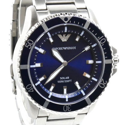 Emporio Armani エンポリオ・アルマーニ WorldExplorer 腕時計 ソーラー AR-11697 メンズ【中古】