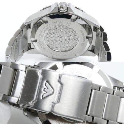 Emporio Armani エンポリオ・アルマーニ WorldExplorer 腕時計 ソーラー AR-11697 メンズ【中古】
