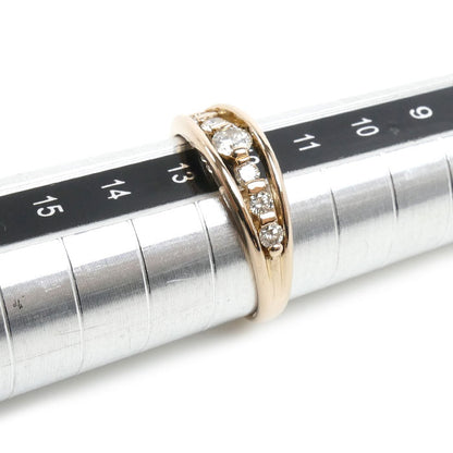 K18PG ピンクゴールド リング・指輪 ダイヤモンド0.40ct 12号 2.8g レディース【中古】
