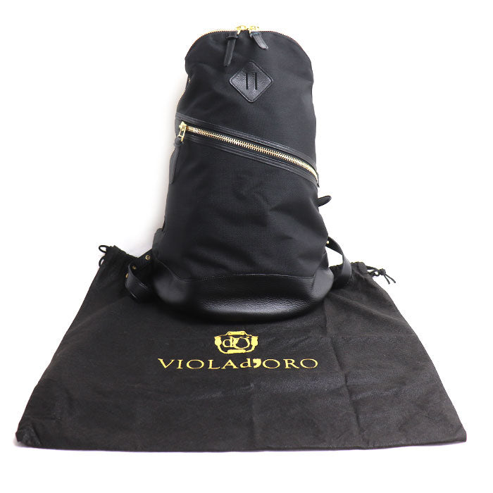VIOLAd'ORO GINO リュック・デイパック ブラック V-2033 レディース【中古】